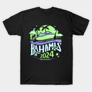 Family Cruise The Bahamas 2024 Summer Matching Vacation 2024 T-Shirt